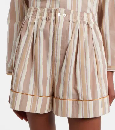 Saint Laurent Striped cotton shorts | Thumbnail 2 Saint Laurent Striped cotton shorts | Thumbnail 2