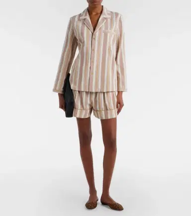Saint Laurent Striped cotton shorts | Thumbnail 3 Saint Laurent Striped cotton shorts | Thumbnail 3