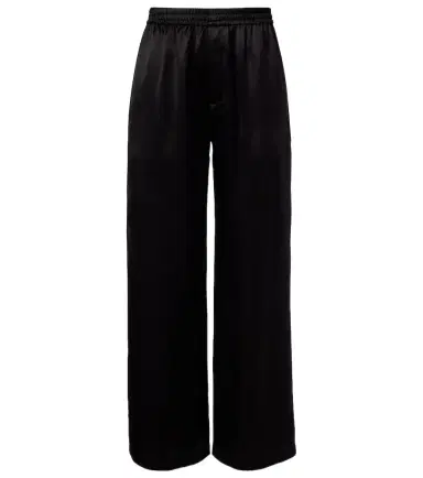 Saint Laurent Silk satin straight pants | Thumbnail 1 Saint Laurent Silk satin straight pants | Thumbnail 1