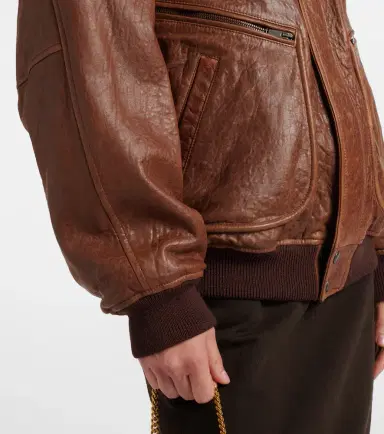 Saint Laurent Padded leather blouson jacket | Thumbnail 2 Saint Laurent Padded leather blouson jacket | Thumbnail 2