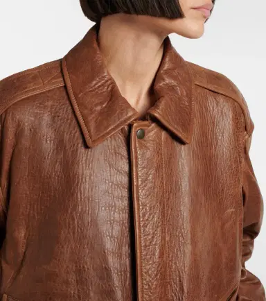 Saint Laurent Padded leather blouson jacket | Thumbnail 6 Saint Laurent Padded leather blouson jacket | Thumbnail 6