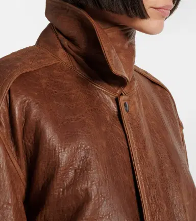 Saint Laurent Padded leather blouson jacket | Thumbnail 7 Saint Laurent Padded leather blouson jacket | Thumbnail 7