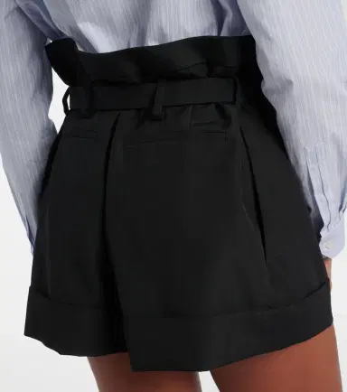Saint Laurent Belted mohair and wool shorts | Thumbnail 3 Saint Laurent Belted mohair and wool shorts | Thumbnail 3