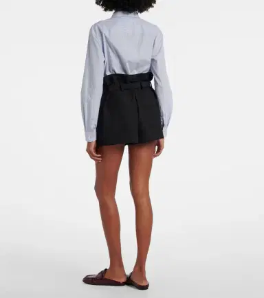 Saint Laurent Belted mohair and wool shorts | Thumbnail 5 Saint Laurent Belted mohair and wool shorts | Thumbnail 5