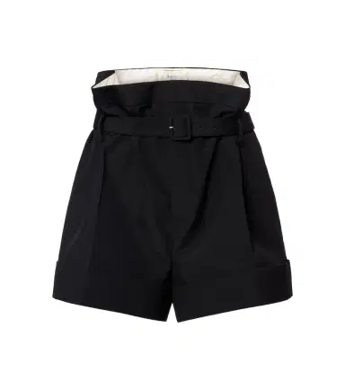 Saint Laurent Belted mohair and wool shorts | Thumbnail 1 Saint Laurent Belted mohair and wool shorts | Thumbnail 1
