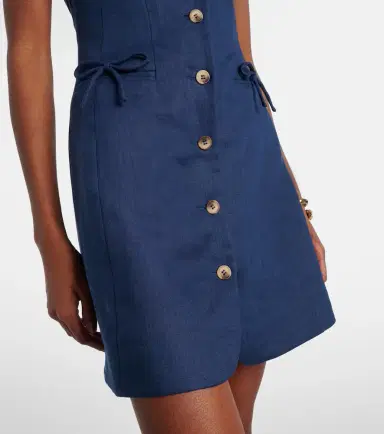Posse Sabine linen mini dress | Thumbnail 3 Posse Sabine linen mini dress | Thumbnail 3