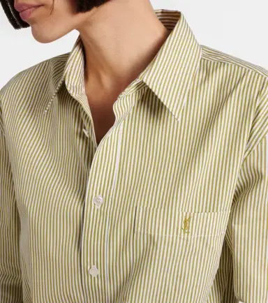 Saint Laurent Striped cotton shirt | Thumbnail 6 Saint Laurent Striped cotton shirt | Thumbnail 6