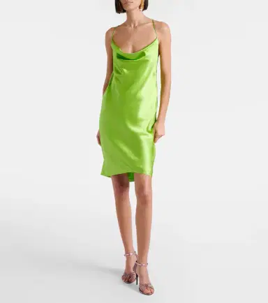 Saint Laurent Silk satin slip dress | Thumbnail 2 Saint Laurent Silk satin slip dress | Thumbnail 2