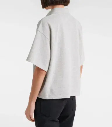 Saint Laurent Cassandre cotton-blend piqué polo shirt | Thumbnail 2 Saint Laurent Cassandre cotton-blend piqué polo shirt | Thumbnail 2