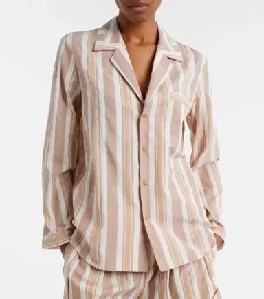 Saint Laurent Striped cotton pajama shirt | Thumbnail 2 Saint Laurent Striped cotton pajama shirt | Thumbnail 2
