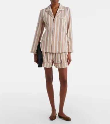 Saint Laurent Striped cotton pajama shirt | Thumbnail 4 Saint Laurent Striped cotton pajama shirt | Thumbnail 4