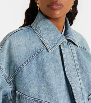 Saint Laurent Denim blouson jacket | Thumbnail 3 Saint Laurent Denim blouson jacket | Thumbnail 3