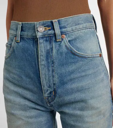 Saint Laurent 70's high-rise wide-leg jeans | Thumbnail 3 Saint Laurent 70's high-rise wide-leg jeans | Thumbnail 3
