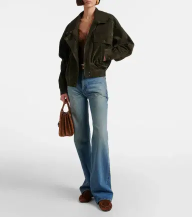 Saint Laurent 70's high-rise wide-leg jeans | Thumbnail 4 Saint Laurent 70's high-rise wide-leg jeans | Thumbnail 4