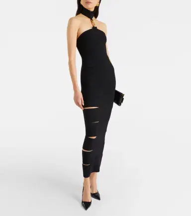 Balmain Cutout ribbed-knit gown | Thumbnail 6 Balmain Cutout ribbed-knit gown | Thumbnail 6
