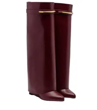 Givenchy Shark 95 leather knee-high boots | Thumbnail 1 Givenchy Shark 95 leather knee-high boots | Thumbnail 1