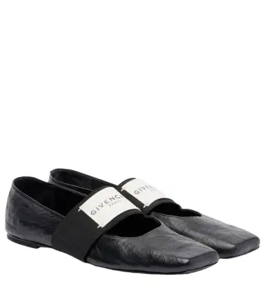 Givenchy Sliced Square leather ballet flats | Thumbnail 1 Givenchy Sliced Square leather ballet flats | Thumbnail 1