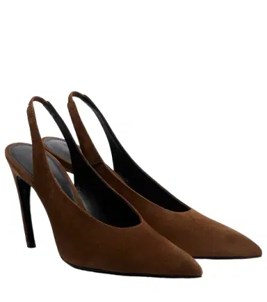 The Attico Viper suede slingback pumps | Thumbnail 1 The Attico Viper suede slingback pumps | Thumbnail 1