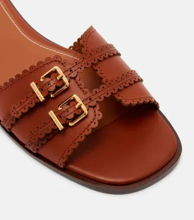 Zimmermann Goldie leather slides | Thumbnail 2 Zimmermann Goldie leather slides | Thumbnail 2