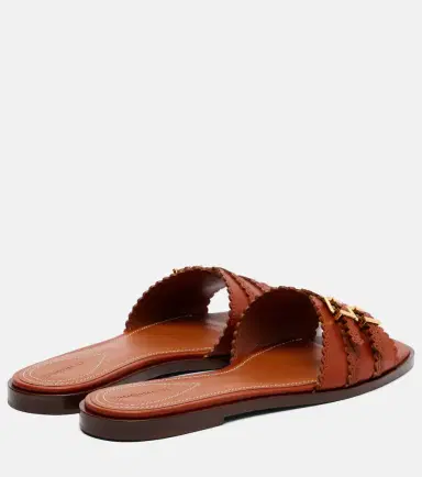 Zimmermann Goldie leather slides | Thumbnail 3 Zimmermann Goldie leather slides | Thumbnail 3