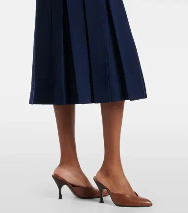 Emilia Wickstead Chaney wool crêpe midi dress | Thumbnail 5 Emilia Wickstead Chaney wool crêpe midi dress | Thumbnail 5