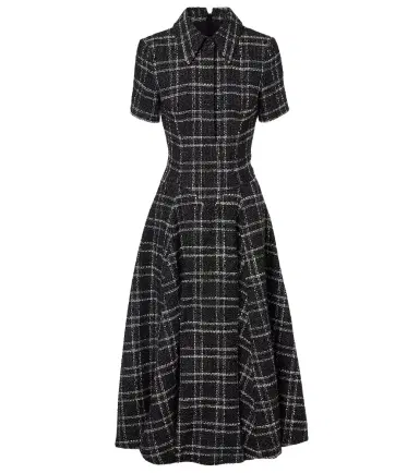 Emilia Wickstead Jody checked midi dress | Thumbnail 1 Emilia Wickstead Jody checked midi dress | Thumbnail 1