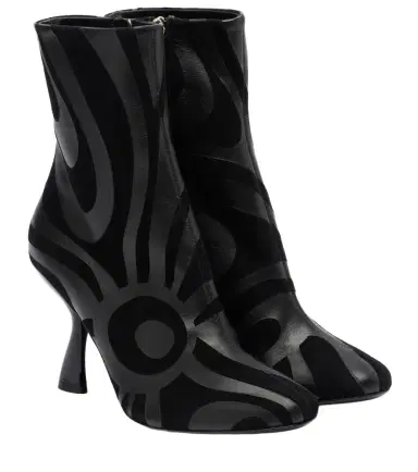 Pucci Marmo suede and leather ankle boots | Thumbnail 1 Pucci Marmo suede and leather ankle boots | Thumbnail 1