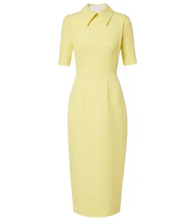 Emilia Wickstead Valletta wool crêpe midi dress | Thumbnail 1 Emilia Wickstead Valletta wool crêpe midi dress | Thumbnail 1