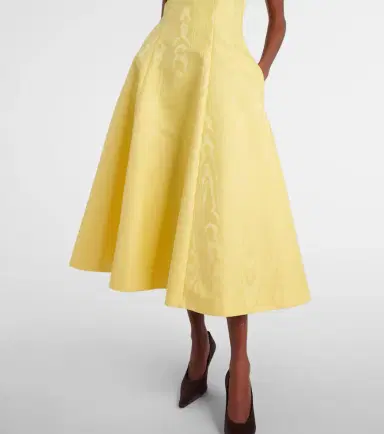 Emilia Wickstead Mara moiré mikado midi dress | Thumbnail 4 Emilia Wickstead Mara moiré mikado midi dress | Thumbnail 4