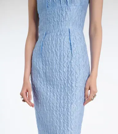 Emilia Wickstead Sharon seersucker gown | Thumbnail 4 Emilia Wickstead Sharon seersucker gown | Thumbnail 4