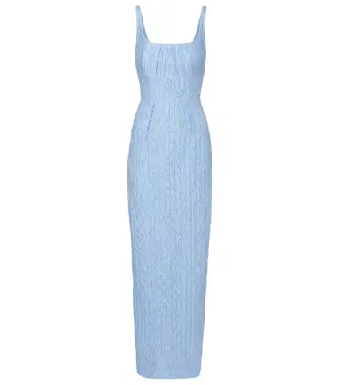 Emilia Wickstead Sharon seersucker gown | Thumbnail 1 Emilia Wickstead Sharon seersucker gown | Thumbnail 1