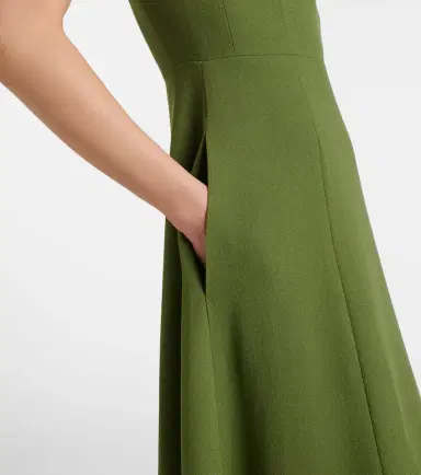 Emilia Wickstead Malinda double-crêpe gown | Thumbnail 2 Emilia Wickstead Malinda double-crêpe gown | Thumbnail 2