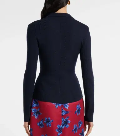 Emilia Wickstead Austin ribbed-knit wool polo sweater | Thumbnail 5 Emilia Wickstead Austin ribbed-knit wool polo sweater | Thumbnail 5