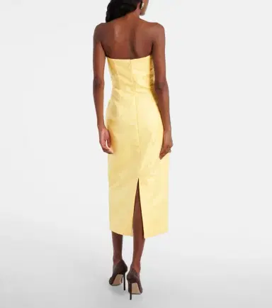 Emilia Wickstead Hailee moiré mikado corset dress | Thumbnail 3 Emilia Wickstead Hailee moiré mikado corset dress | Thumbnail 3