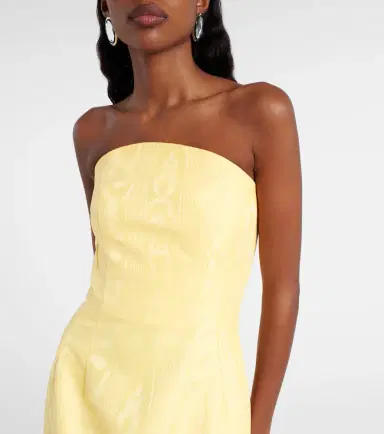 Emilia Wickstead Hailee moiré mikado corset dress | Thumbnail 4 Emilia Wickstead Hailee moiré mikado corset dress | Thumbnail 4