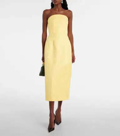 Emilia Wickstead Hailee moiré mikado corset dress | Thumbnail 5 Emilia Wickstead Hailee moiré mikado corset dress | Thumbnail 5