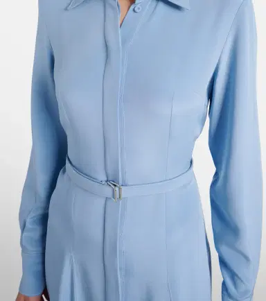 Emilia Wickstead Riko belted silk midi dress | Thumbnail 4 Emilia Wickstead Riko belted silk midi dress | Thumbnail 4
