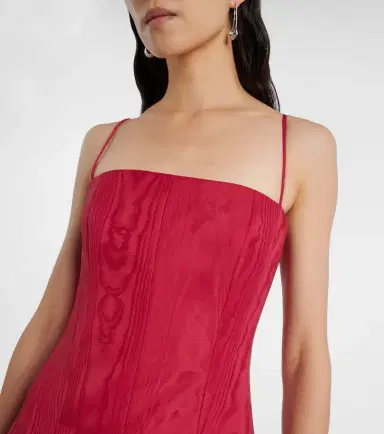 Emilia Wickstead Gracia pleated moiré mikado bustier dress | Thumbnail 2 Emilia Wickstead Gracia pleated moiré mikado bustier dress | Thumbnail 2
