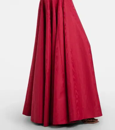 Emilia Wickstead Gracia pleated moiré mikado bustier dress | Thumbnail 3 Emilia Wickstead Gracia pleated moiré mikado bustier dress | Thumbnail 3
