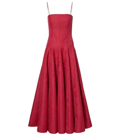 Emilia Wickstead Gracia pleated moiré mikado bustier dress | Thumbnail 1 Emilia Wickstead Gracia pleated moiré mikado bustier dress | Thumbnail 1