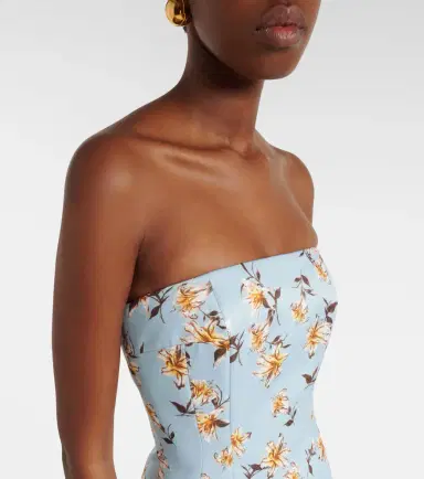 Emilia Wickstead Laelia floral gown | Thumbnail 4 Emilia Wickstead Laelia floral gown | Thumbnail 4