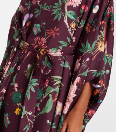 La DoubleJ Square floral silk kaftan | Thumbnail 2 La DoubleJ Square floral silk kaftan | Thumbnail 2