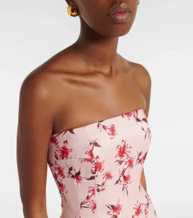 Emilia Wickstead Laelia floral gown | Thumbnail 3 Emilia Wickstead Laelia floral gown | Thumbnail 3