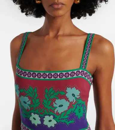 La DoubleJ Buy Me A Martini floral midi dress | Thumbnail 4 La DoubleJ Buy Me A Martini floral midi dress | Thumbnail 4