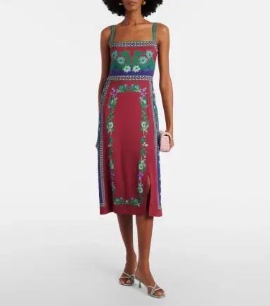 La DoubleJ Buy Me A Martini floral midi dress | Thumbnail 6 La DoubleJ Buy Me A Martini floral midi dress | Thumbnail 6