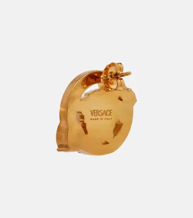 Versace Medusa crystal-embellished earrings | Thumbnail 2 Versace Medusa crystal-embellished earrings | Thumbnail 2