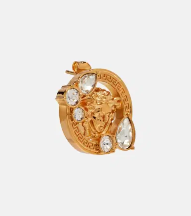 Versace Medusa crystal-embellished earrings | Thumbnail 4 Versace Medusa crystal-embellished earrings | Thumbnail 4