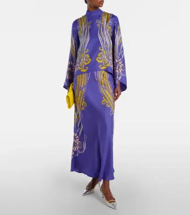 La DoubleJ Make An Exit printed silk satin blouse | Thumbnail 2 La DoubleJ Make An Exit printed silk satin blouse | Thumbnail 2