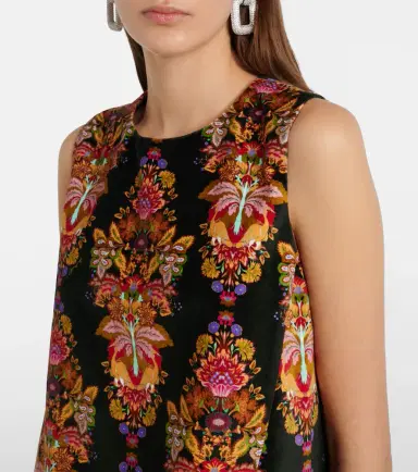 La DoubleJ La Scala feather-trimmed cotton top | Thumbnail 3 La DoubleJ La Scala feather-trimmed cotton top | Thumbnail 3