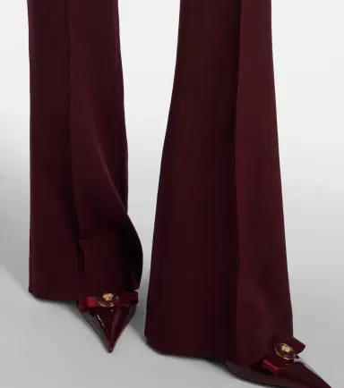 Versace Wool flared pants | Thumbnail 4 Versace Wool flared pants | Thumbnail 4